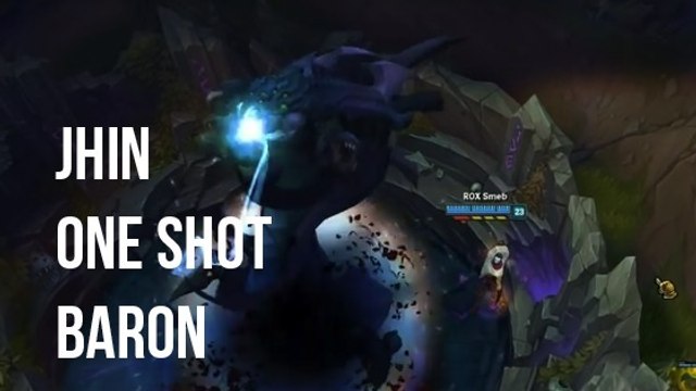 League of Legends : Jhin est capable de one-shot le Baron Nashor en URF