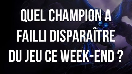 League of Legends : quel champion a failli disparaître du jeu ce week-end ?