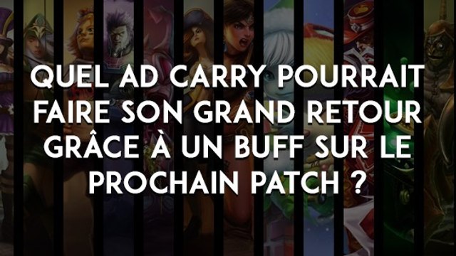 League of Legends : quel AD Carry pourrait faire son grand retour grâce à un buff sur le prochain patch ?