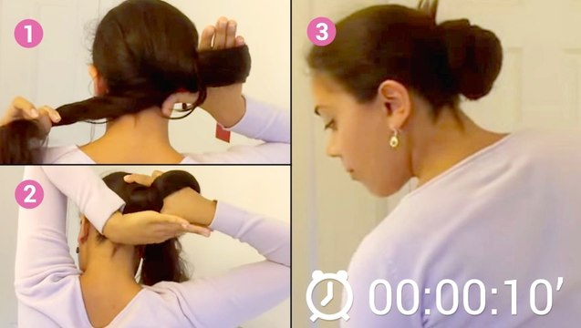 Comment réaliser un chignon en moins de 10 secondes ?