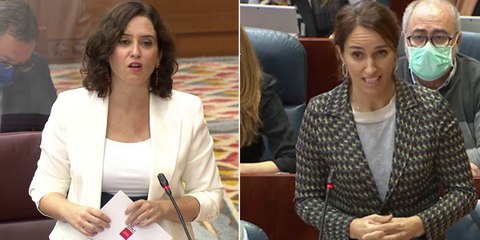 Impresionante troleo de Ayuso a Mónica García que hace partirse de risa a toda la Asamblea
