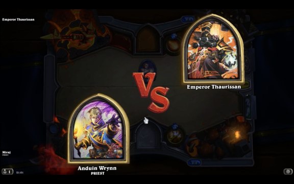 Hearthstone : battre l'Empereur Thaurissan héroïque dans le Mont Rochenoire - deck et solution vidéo