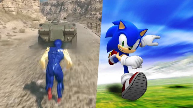 MGS 5 : jouer Sonic pour finir le plus rapidement possible votre mission