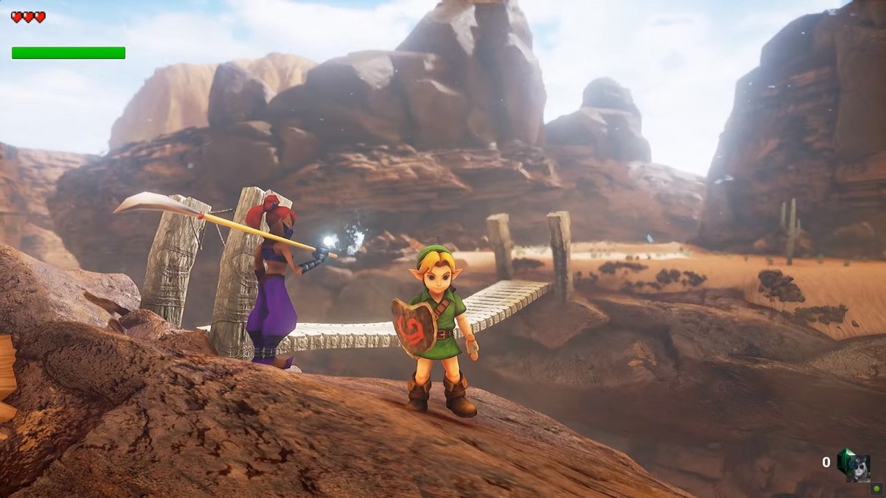 Zelda : Ocarina of Time avec l'Unreal Engine 4 continue son développement