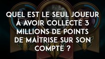 League of Legends : quel est le seul joueur à avoir collecté 3 millions de points de maîtrise sur son compte ?