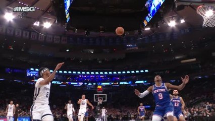 Morant lights up Broadway with big alley-oop slam
