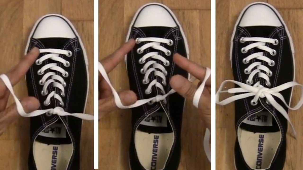 Cette astuce est incroyable. Vous pourrez lacer vos chaussures en une seconde