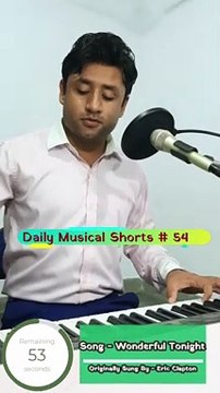 Wonderful Tonight (Cover) | (Daily Musical Shorts #54) | Acorn Wolve | #Shorts