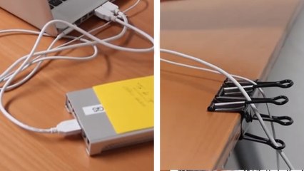 Les fils sur votre bureau sont toujours emmêlés ? Cette astuce va vous changer la vie