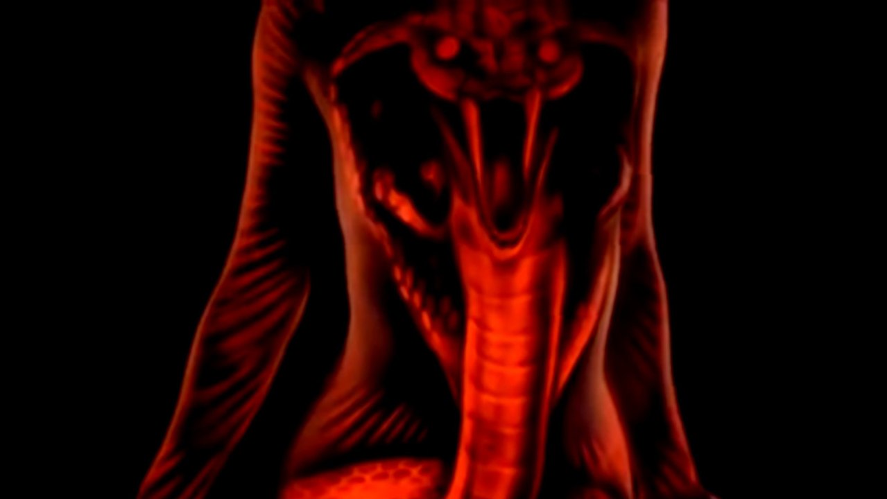 Cet artiste a peint un serpent fluorescent et invisible sur cette femme. Vous n'allez pas en revenir