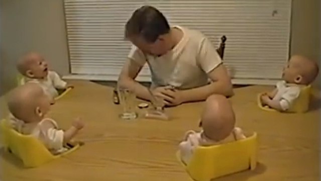 Ces quadruplés sont adorables. Ils vont vous faire craquer