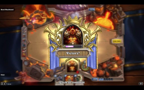 Hearthstone : battre Rend Main-noire héroïque dans le Mont Rochenoire - deck et solution vidéo