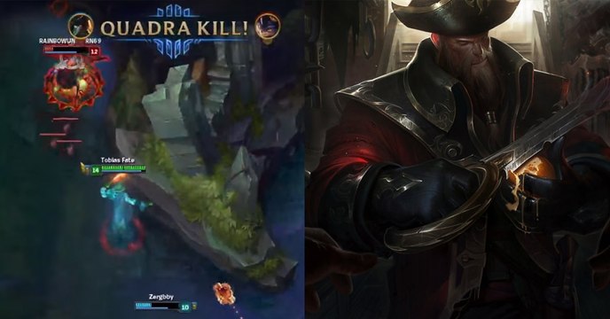 League of Legends : même lui est surpris parce qu'il est capable de faire avec Gangplank