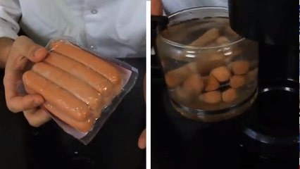 Pas besoin d'un micro-onde ou d'une plaque pour faire chauffer des hotdogs. Une simple cafetière suffit
