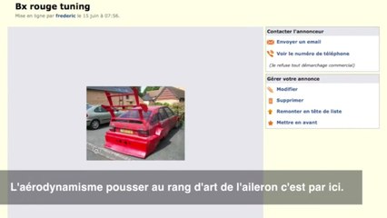 Leboncoin : une voiture tuning à vendre