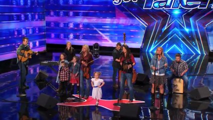 Cette famille participe à America's got talent. La prestation va vous scotcher
