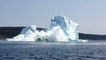 Ce couple a filmé l'écroulement d'un immense iceberg depuis un bateau. Des images hallucinantes