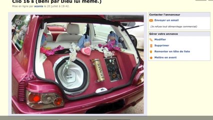 Leboncoin : un véhicule béni de Dieu est en vente