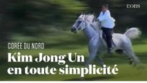 Kim Jong Un mis en scène à cheval dans d'extravagants clips de propagande en Corée du Nord