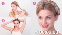 2 minutes pour réaliser une tresse couronne stylée