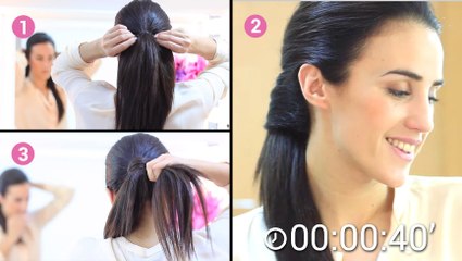 Une queue de cheval très stylée en 40 secondes