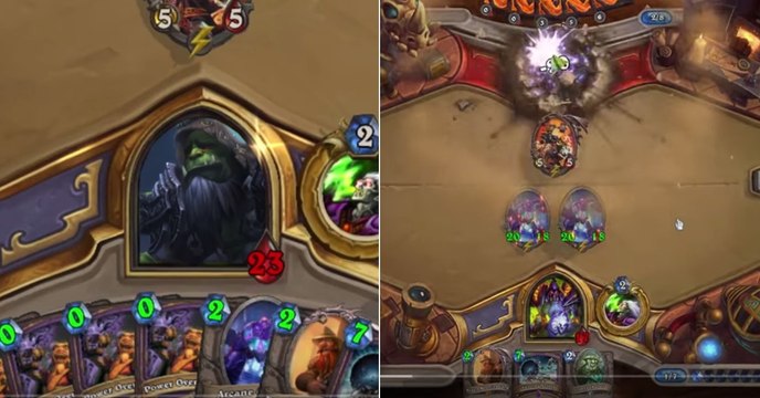 Hearthstone : quand le combo d'un démoniste surclasse celui du druide !