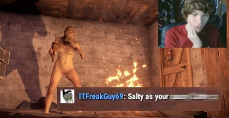 Rust : ce streamer joue une fille nue et se fait harceler sexuellement