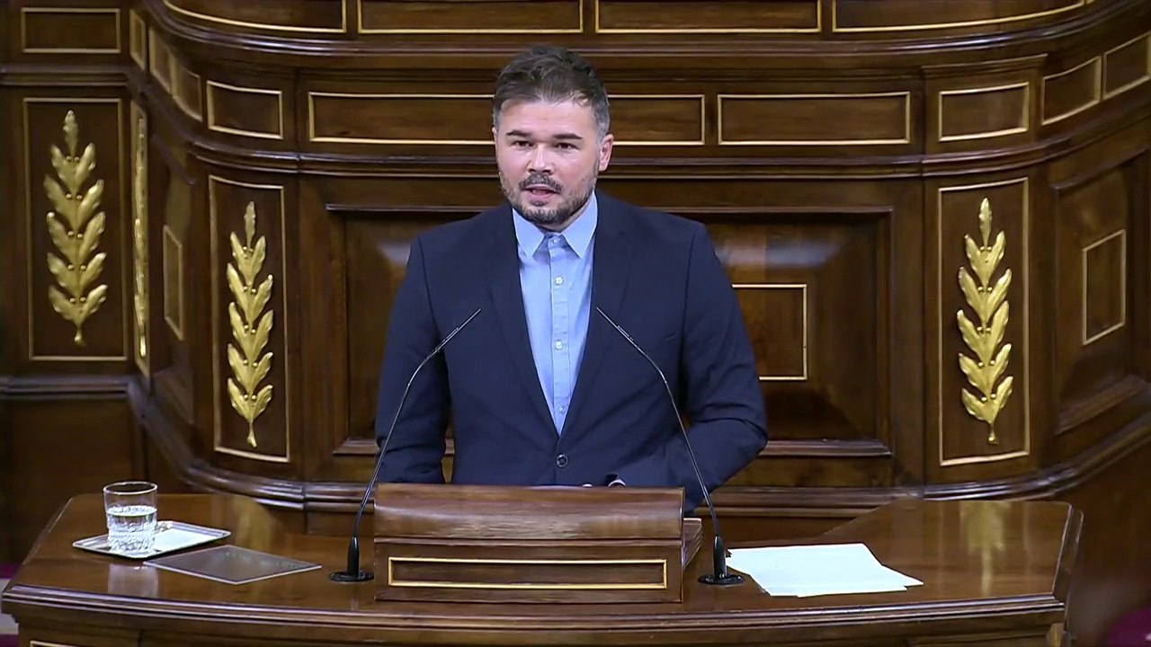 Rufián ve durísimo que la reforma laboral es exactamente la que hubiera votado Albert Rivera