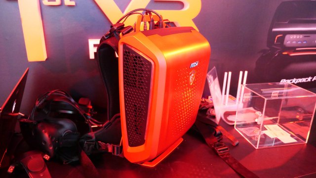 MSI Backpack PC : un PC gamer transportable pour jouer en VR n'importe où
