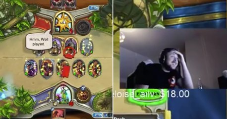 Hearthstone : Forsen se fait punir ridiculement par le jeu !