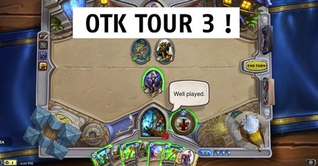 Hearthstone : comment effectuer un OTK au tour 3 ?