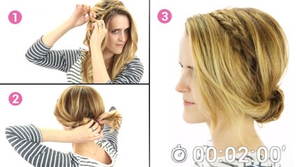 Comment réaliser un chignon flou en moins de 2 minutes ?
