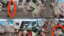 Un homme fait un malaise dans le métro chinois. Découvrez la réaction des passagers