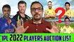 IPL 2022 Player Auction Preview | IPL2022 | RK Games Bond