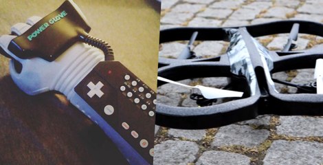 Power Glove : il détourne l'utilisation de l'accessoire pour contrôler un drone
