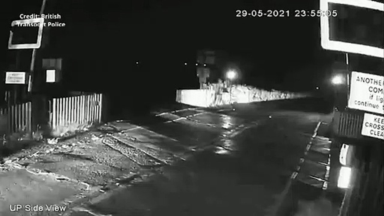 Drunk woman drives down railway tracks in Faversham