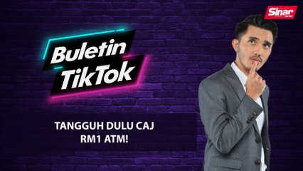 Tangguh dulu caj RM1 ATM!
