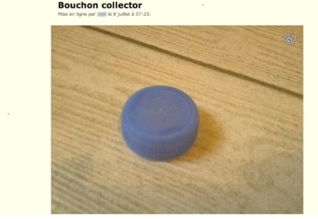 LeBonCoin : une annonce très étrange pour... un bouchon en plastique !
