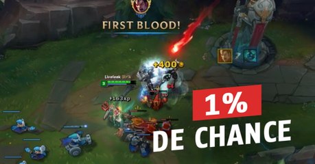 League of Legends : la probabilité de concrétiser ce first blood était de 1%