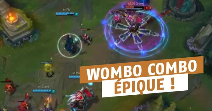 League of Legends : des joueurs professionnels coréens tentent le wombo combo parfait