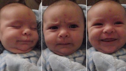 Ce bébé connait des réveils un peu difficiles. Il va vous faire craquer