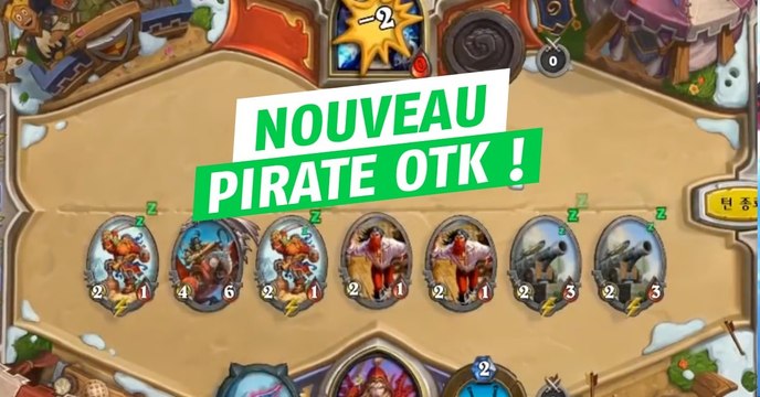 Hearthstone : Un joueur gagne la partie en un tour grâce à un deck Pirate !