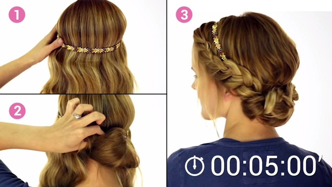 Réalisez facilement un magnifique bandeau tressé