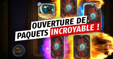 Hearthstone : une ouverture de paquets incroyable !