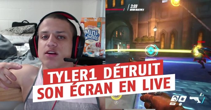 Twitch : un streamer banni de League of Legends pulvérise son écran après avoir fail sur Overwatch