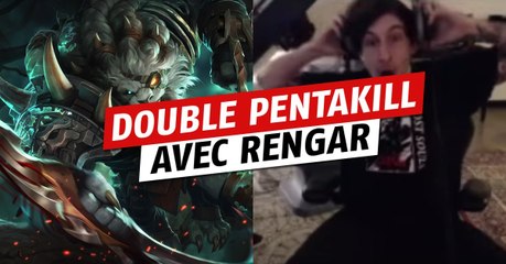League of Legends : il devient complètement fou en réalisant deux penta à la suite avec Rengar