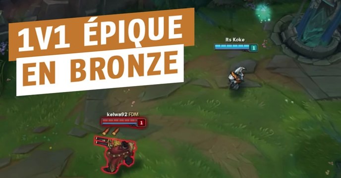 League of Legends : voici à quoi ressemble un 1V1 en Bronze 4