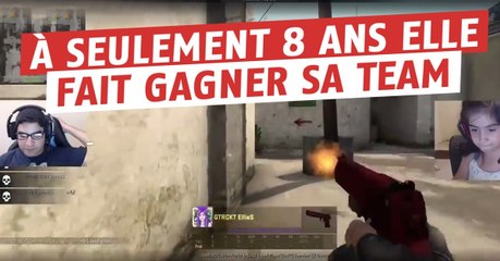 CS GO : à 8 ans cette jeune joueuse fait gagner son équipe à elle tout seule