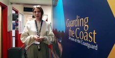 Julia Armstrong gets a tour of Guarding the Coast, the exhibition at the National Emergency Serrvices Museum Sheffield to celebrate 200 years of the coastguard, from curator Holly Gosling.