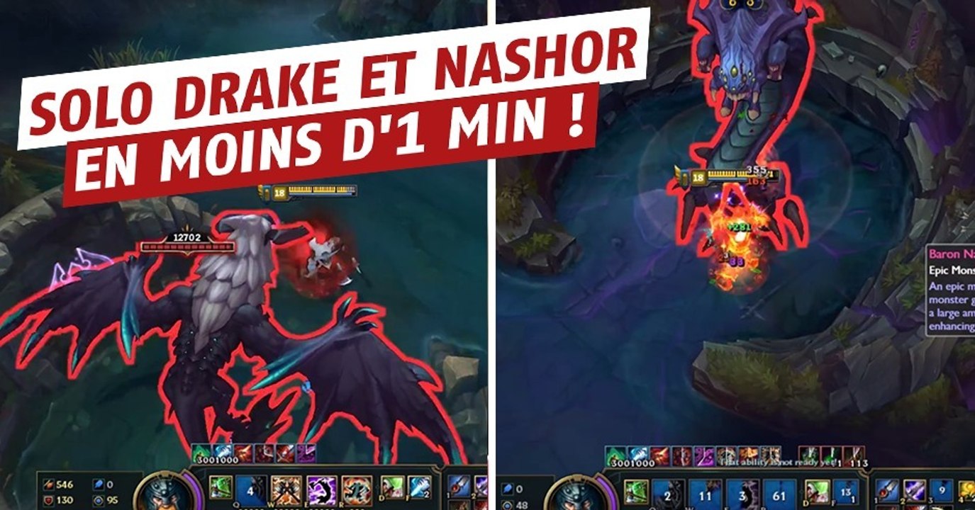 League of Legends : joué de cette manière, Olaf peut solo le Dragon Ancestral et le Nashor sans problème